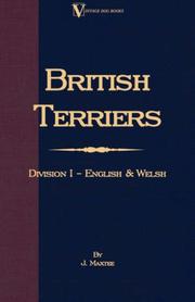 Cover of: English and Welsh Terriers | J. Maxtee