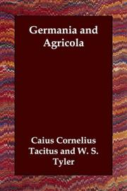 Cover of: Germania and Agricola by P. Cornelius Tacitus