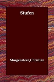 Cover of: Stufen by Christian Morgenstern