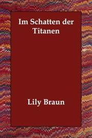 Im Schatten der Titanen by Lily Braun