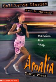 Cover of: California Diaries #4: Amalia