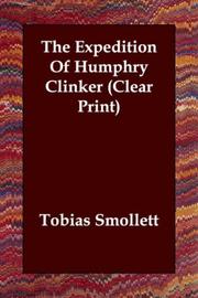 Cover of: The Expedition Of Humphry Clinker (Clear Print) by Tobias Smollett, Tobias Smollett