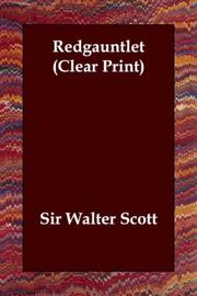 Cover of: Redgauntlet (Clear Print) by Sir Walter Scott