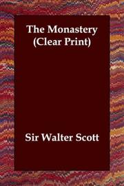 Cover of: The Monastery (Clear Print) by Sir Walter Scott