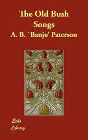 Cover of: The Old Bush Songs by Banjo Paterson