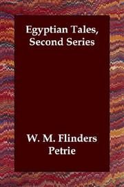 Cover of: Egyptian Tales, Second Series by W. M. Flinders Petrie
