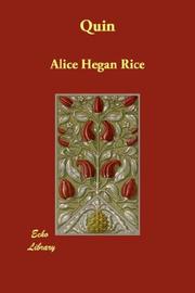 Cover of: Quin by Alice Caldwell Hegan Rice