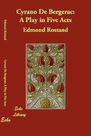 Cover of: Cyrano De Bergerac by Edmond Rostand