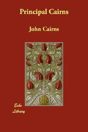 Cover of: Principal Cairns by John Cairns