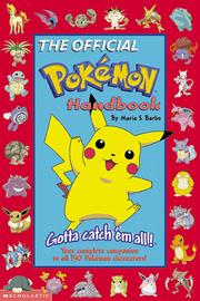 Cover of: The official Pokémon handbook by Maria S. Barbo