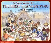Cover of: If you were at-- the first Thanksgiving