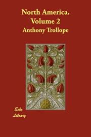 Cover of: North America by Anthony Trollope