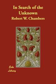 Cover of: In Search of the Unknown by Robert W. Chambers