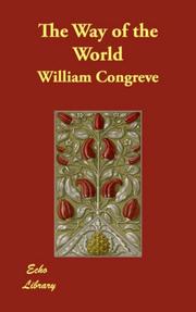Cover of: The Way of the World | William Congreve
