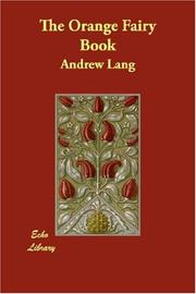 Cover of: The Orange Fairy Book by Andrew Lang