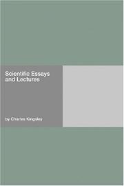 Cover of: Scientific Essays and Lectures