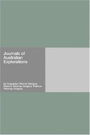 Cover of: Journals of Australian Explorations