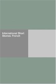 Cover of: International Short Stories: French