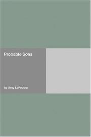 Cover of: Probable Sons by Amy Le Feuvre, Amy Le Feuvre