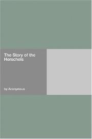 Cover of: The Story of the Herschels by Anonymous