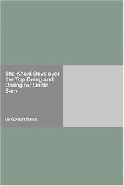 Cover of: The Khaki Boys over the Top Doing and Daring for Uncle Sam