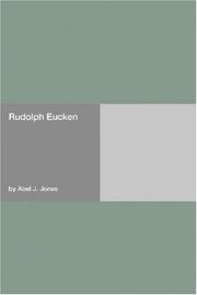 Cover of: Rudolph Eucken