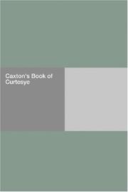 Cover of: Caxton's Book of Curtesye