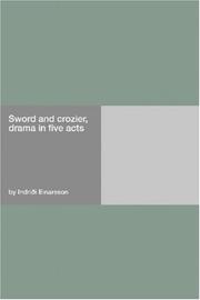 Cover of: Sword and crozier, drama in five acts