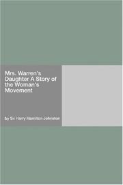 Cover of: Mrs. Warren's Daughter A Story of the Woman's Movement