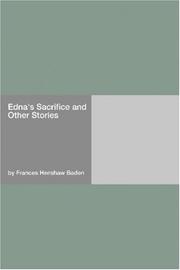 Cover of: Edna's Sacrifice and Other Stories