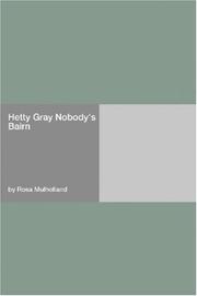Cover of: Hetty Gray Nobody's Bairn