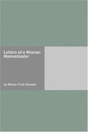 Cover of: Letters of a Woman Homesteader by Elinore Pruitt Stewart