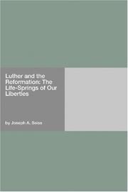 Cover of: Luther and the Reformation by Joseph Augustus Seiss