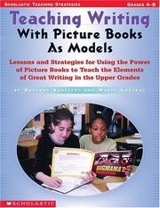 Cover of: Teaching Writing With Picture Books as Models (Grades 4-8)
