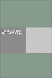 Cover of: The History of Sir Richard Whittington