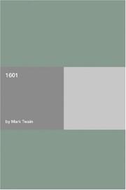 Cover of: 1601 by Mark Twain