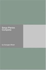 Cover of: Serge Panine  Complete