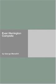 Cover of: Evan Harrington  Complete