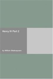Cover of: Henry IV Part 2 by William Shakespeare