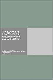 Cover of: The Day of the Confederacy; a chronicle of the embattled South