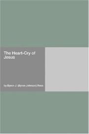 Cover of: The Heart-Cry of Jesus