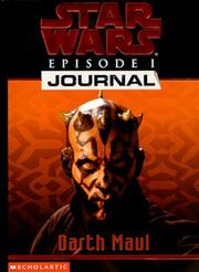 Cover of: Star Wars Journals: Episode 1 #03: Darth Maul (Star Wars, Journals)