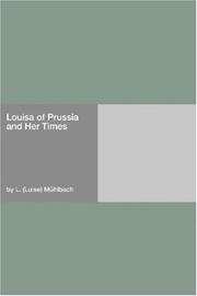 Cover of: Louisa of Prussia and Her Times