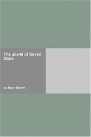 Cover of: The Jewel of Seven Stars | Bram Stoker