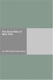 Cover of: The Dock Rats of New York by Harlan Page Halsey
