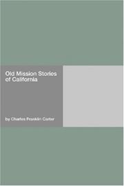 Cover of: Old Mission Stories of California