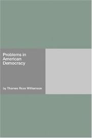 Problems in American Democracy by Thames Ross Williamson