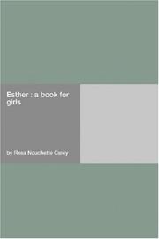 Cover of: Esther  by Rosa Nouchette Carey