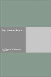 Cover of: The Heart of Rome by Francis Marion Crawford, Francis Marion Crawford