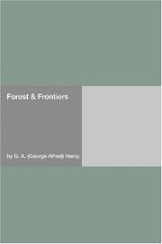 Cover of: Forest & Frontiers | G. A. Henty